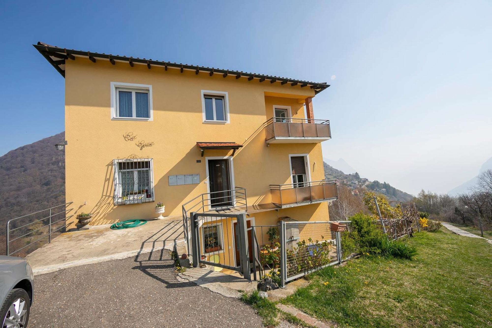 Ca' Gina Panoramica - Monte Bre - Happy Rentals Lugano Eksteriør billede